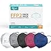 KKmier 20pcs Mascherine FFP2 , Maschere ffp2 con Pendenze Elastiche, FFP2 Maschera Traspiranti e Confortevoli Sigillate Singolarmente