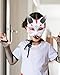 XIPEGPA Cat Mask Therian Masks to Painted Blank Animal Face Mask for Costume Prop DIY Painting Cosplay Parties (Style 1, 15)