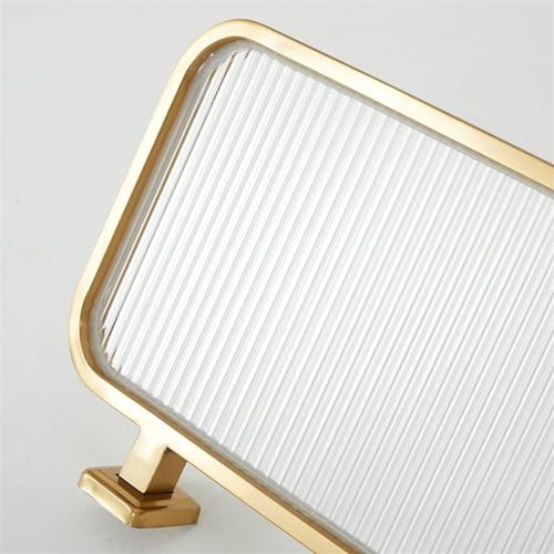 Cloison de séparation de bureau transparente 100x6 cm avec cadre en métal robuste