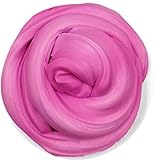 Luxx Nest Best Pink Fluffy Slime Pack for Kids and Adults to Relieve Stress and Play While Exploring Creativity, Soft with a Delightful Scent, Beautiful Package for Storage, Non Toxic, 6OZ