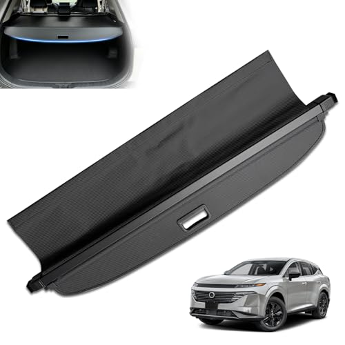 MIALUTY® Cargo Cover for 2025 2026 Nissan Murano Retractable Trunk Cover Murano Accessories Anti-Peeping Anti-Theft Privacy Screen,Trunk Luggage Shield Shade Carbon Fiber Texture