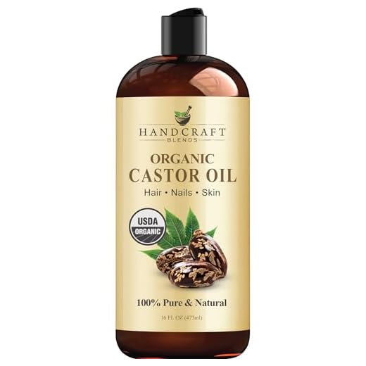 Handcraft Pure Castor Oil 16 fl. oz- 100% Pure and Natural - Premium Quality Moisturizes and Protects Dry Skin For Hair Growth, Eyelashes, Joint and Muscle Pain - Packaging May Vary