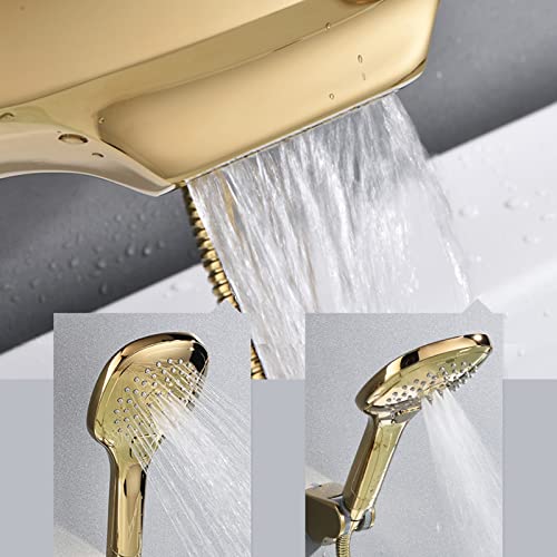 Mitigeur de douche thermostatique bain cascade chrome haute durabilité - 7