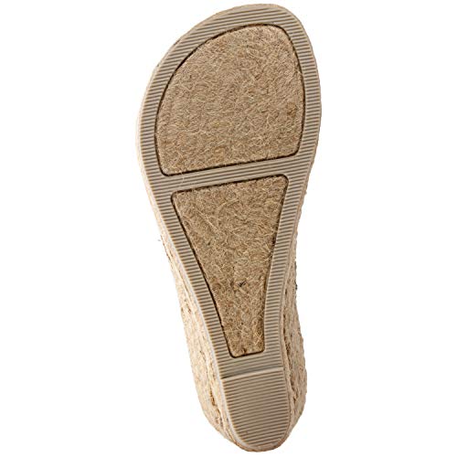 Image of WHITE MOUNTAIN Women's Beachball Espadrille Wedge Sandal