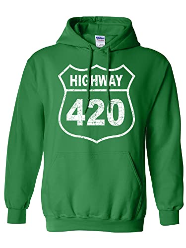 zerogravitee Highway 420 Adult Hooded Sweatshirt