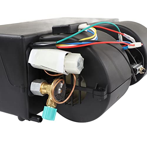 Keenso Klimaanlagen-Verdampfer-Baugruppe, 3-Gang-Kfz-Klimaanlagen-Verdampfer-Baugruppe mit Auslassöffnungen für Wohnmobile (12V
