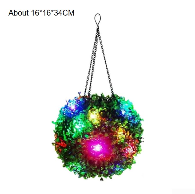 Lámpara solar de bola para jardín: iluminación exterior cálida y decorativa 7