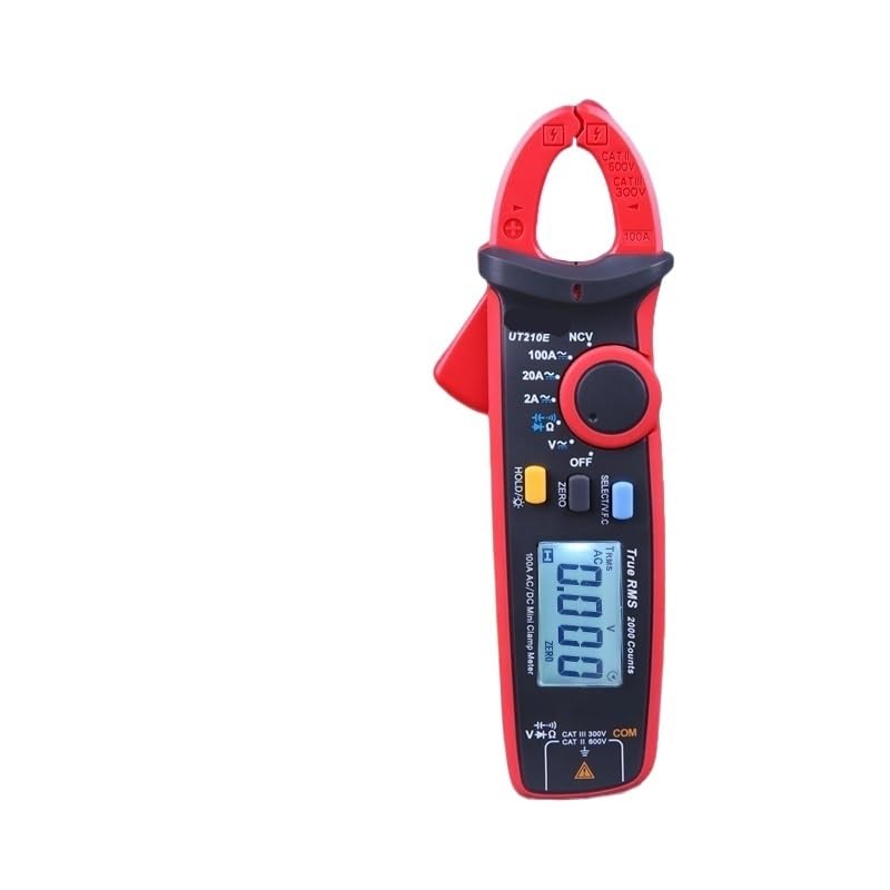 Mini miernik cęgowy UT210E cyfrowy True RMS AC/DC tester napięcia prądu VFC pojemność bezdotykowa