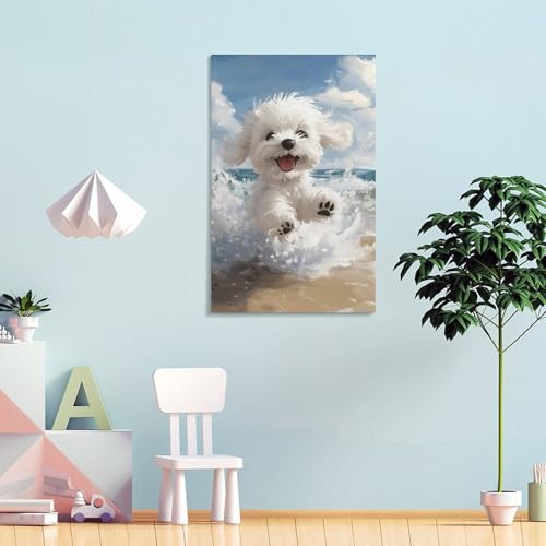 Affiche West Highland White Terrier impression toile premium 30x45