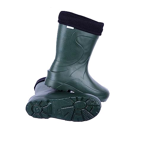 Image of Agritrade AK Verona Thermal Rain Boots Lightweight EVA -30C Wellies Wellingtons Reinforced Toe and Heel Anti-Slip Three-layer Insulating Pad (7 UK, 7)