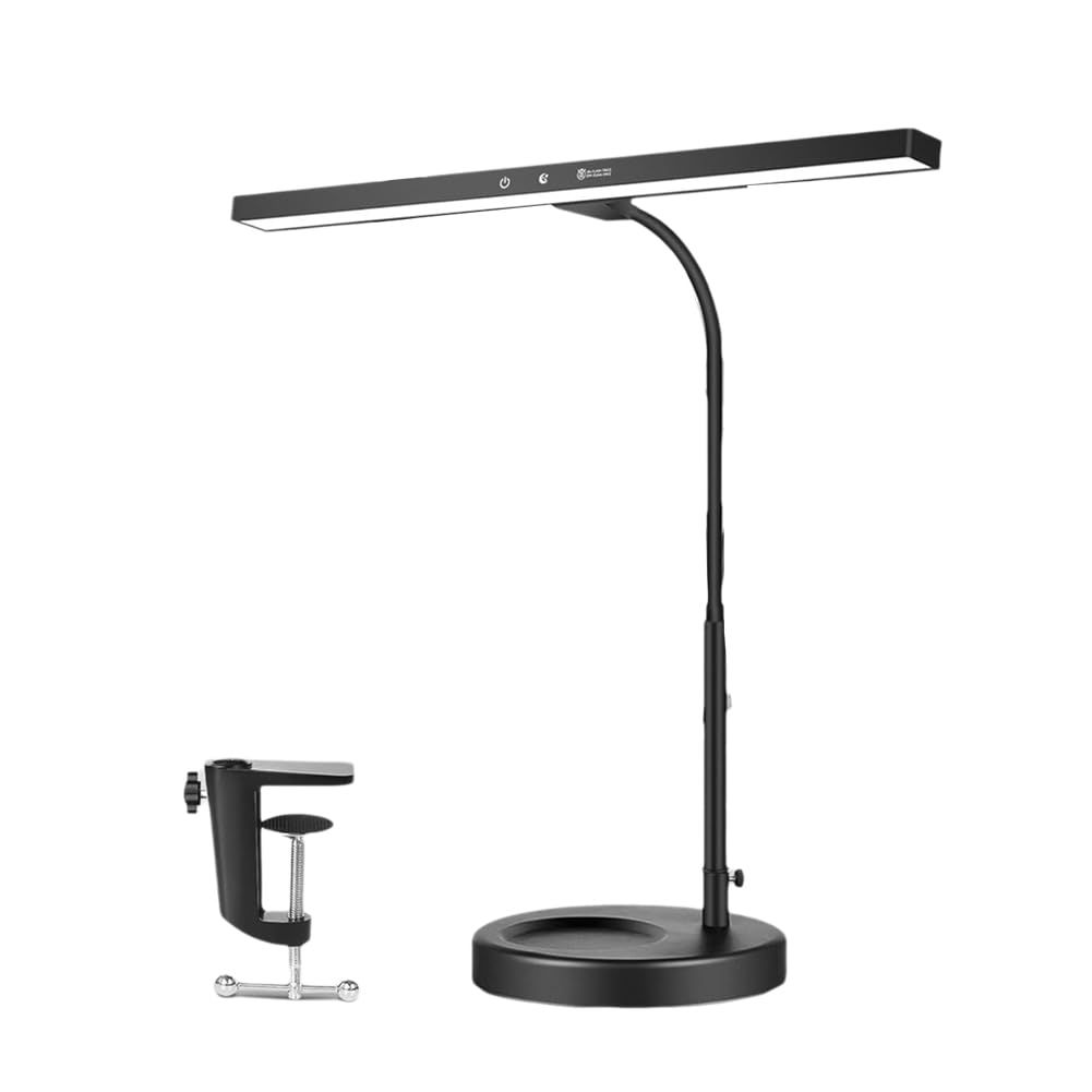 Malloy Musica per Pianoforte Light Dimmable Modern Reading Lamp per Pianoforte, Musicista, Lettura di Libri, Music Stand Light For Exight Piano UE Plug