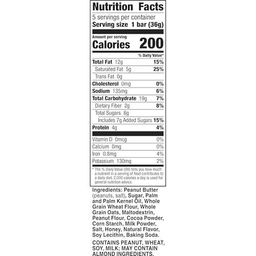 Nature Valley Wafer Bars, Peanut Butter Chocolate, 5 Bars per Box, 6.5 oz, Pack of 6, Crispy Wafer Texture, Peanut Butter Layers & Chocolate Coating, No Artificial Flavors, No High Fructose Corn Syrup, Protein Type.