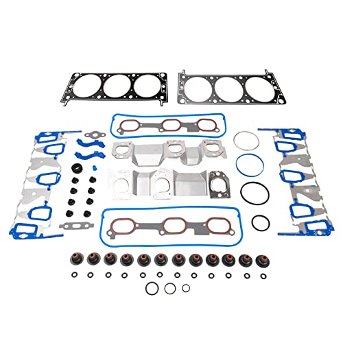 Image of TRQ Engine Cylinder Head Gasket & Bolt Set for Chevrolet Equinox Pontiac Torrent V6 3.4L
