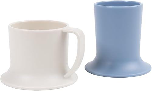Miniatura 2 de Vaso para niños, taza de té y taza para niños pequeños  Juego de 3 tazas aptas para lavavajillas y microondas  3 tazas de base ancha para niños