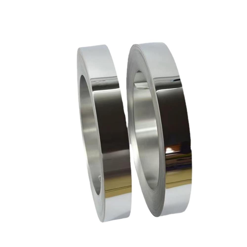 Tira de acero inoxidable-5 metros/16,4 pies SS304 lámina de metal para el hardware de los equipos electrónicos de la maquinaria de la industria (0,3 mm x 600 mm)