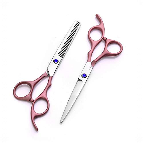 Ciseaux de coiffure professionnels de 6 pouces en acier inoxydable doré - 2