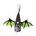WOYAOFEI Poupée vampire en tissu pour Halloween - Avec ailes - Motif chauve-souris - Nain - Maison de ferme - Dimensions : 18 x 4 cm