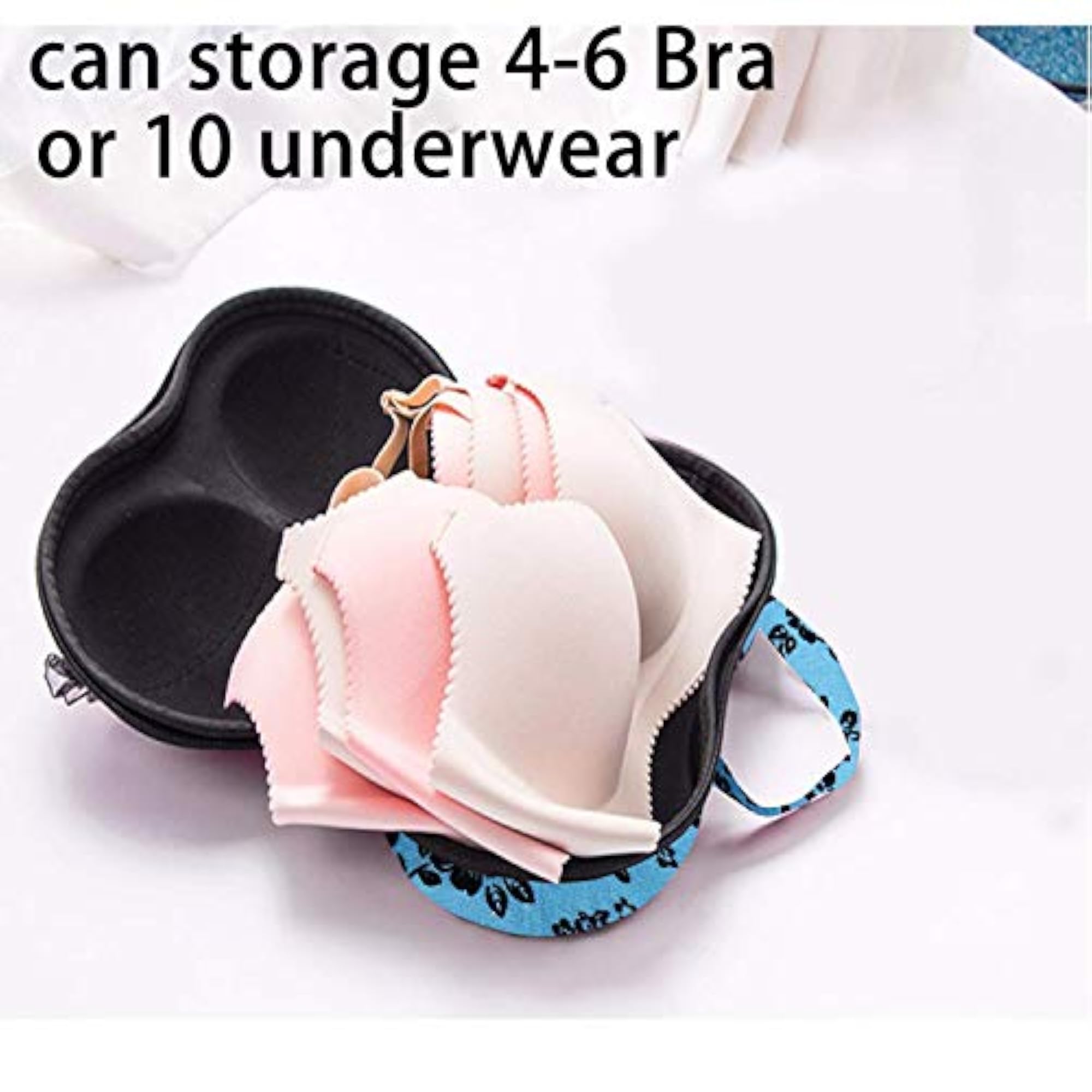 Bra Shaped Travel Organizer Bag for Women, Lightweight