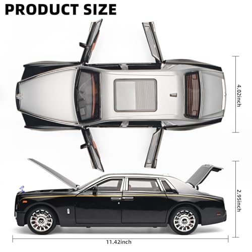Carro Modelo Phantom 1:18 Metal y Plástico miniatura 3