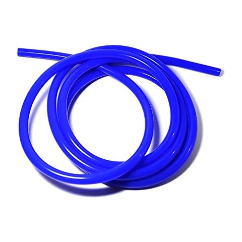 LTI 10 Feet Length Universal 6mm (1/4 Inch) Inner Diameter High Performance Silicone Vacuum Hose Line (6MM, BLUE) Cover
