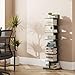 TUTOTAK Bookshelf, 8-Tier Bookcase, Narrow Spine Book Shelf for Small Space, Corner Standing Shelf for Living Room, Office, Study, Entryway, Olive Green BS06BOG008