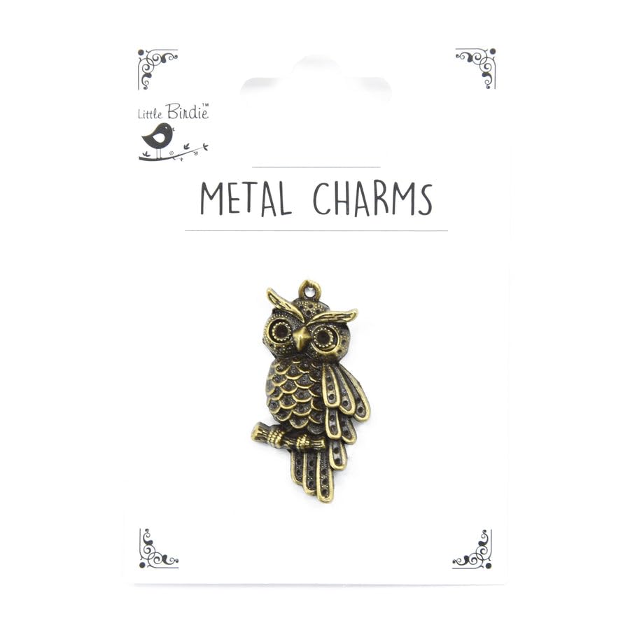 Little Birdie Metal Charms | Metal Charms For Necklace, Bracelets, Diy, Pendants | Jewellery Making & Crafting Supplies