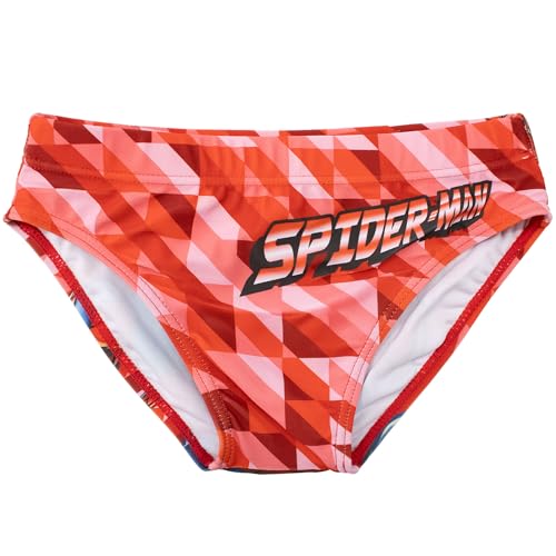 MARVEL - MARVEL Maillot de bain Spiderman pour enfant Culotte Mer Enfant 7096, rouge, 6 ans