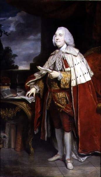 Portrait de Robert Marsham tableau toile pour décoration murale