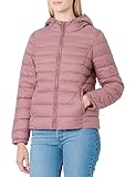 Veste matelassée ONLY Onltahe OTW Noos Veste à capuche pour femme Marron rose Taille XS