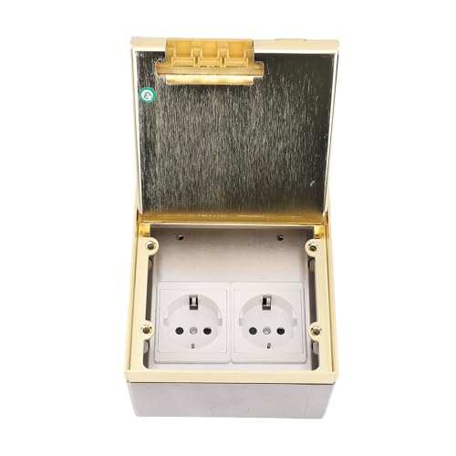 Prise de plancher encastrée 4000W : socket de puissance allongée double prise cachée - 3