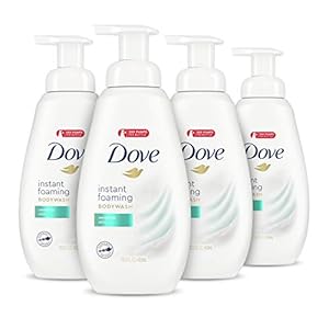 Dove Instant Foaming Body Wash for Softer and Smoother Skin Sensitive Skin Effectively Washes Away Bacteria While…