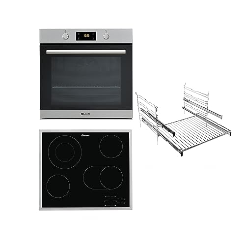 Bauknecht BAKO 366 Hydro/Einbau Backofen-Kochfeld Kombination/Backofen (60 cm)/EEK A+/Glaskeramik-Kochfeld (60 cm)/Diamond Clean/XXL Garraum/Kochfeld-2Kreis-Zone/Bräterzone/Direct Access-Touch Control