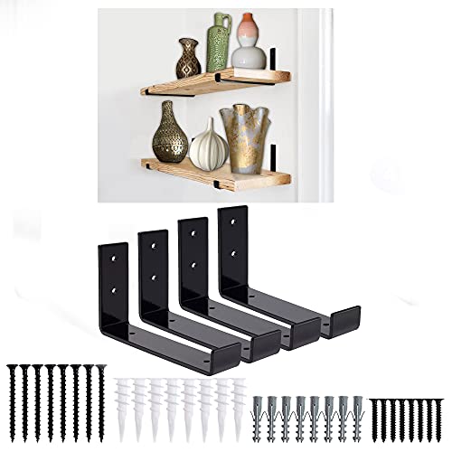 Shelf Brackets 4 Pack Heavy Floating Duty 5.5