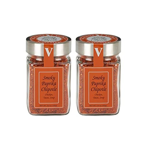 Smoky Paprika Chipotle- 5.4 oz. Jar (Pack of 2) – The ultimate balance of mesquite smoke with savory and sweet. BBQ Season Perfection.