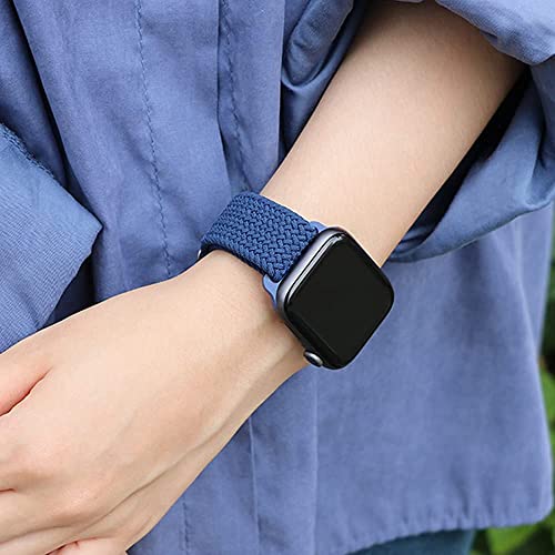 Image of Braided iWatch Strap Band Belt Compatible with IOS Watch 49mm 42mm 44mm 45mm Series Ultra SE 8 /7 /6 /5 /4 /3 /2 /1 (Watch Not Included, Only Belt)