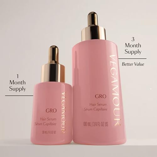 VEGAMOUR GRO Hair Serum – Plant-Based Scalp Tonic for Fuller-Looking Hair, 3.4oz — view 2
