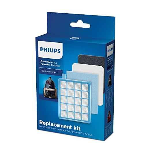 Philips FC8058/01 kit 1 HEPA 10 utgångsfilter, 1 motorfilter, 1 skumfilter för Philips PowerPro Active FC863X dammsugare