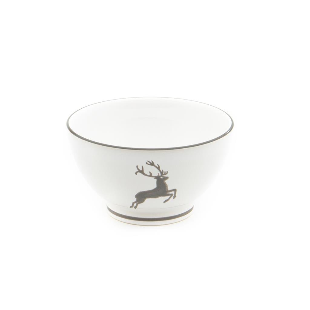 Tazza Grande GMUNDNER KERAMIK Per Cereali, Diametro 14 Cm, Motivo Cervo Verde, Fatta A Mano In Austria