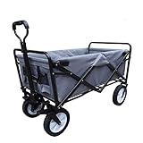YYAI-HHJU Vier Runden Einkaufswagen Haustier Kind Supermarkt Einkaufen Klappwagen Outdoor Angeln Camping Tragbare Handwagen