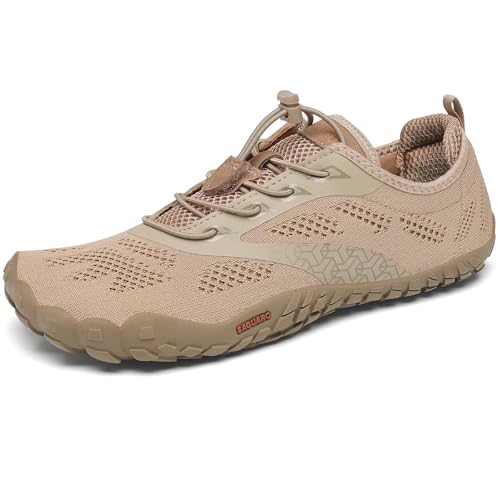 Image of SAGUARO Womens Mens Barefoot Shoes Minimalist Trail Runner Wide Toe Box Zero Drop Outdoor Cross Training Shoe