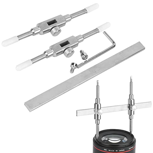 Camera Lens Repair Spanner, Unique Dual Tip Design Professional Maintenance Tool 10 to 130mm Lens Disassemble with Hex Screw, Stainless Steel Material