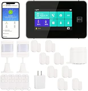 D1D9 Home Alarm System Touch Screen Burglar House Security 18 pcs WiFi APP DIY Wireless GSM