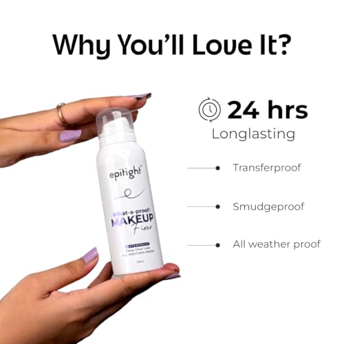 Image of Epitight Water-Proof Makeup Fixer | Waterproof, Transferproof, Smudgeproof | Long lasting Make-up Setting Spray | 130ml