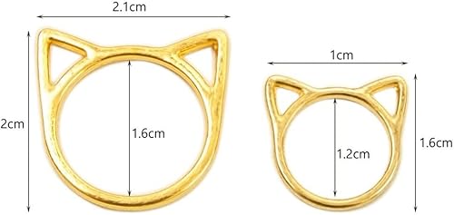 Miniatura 5 de 30 marcadores de costura con caja de almacenamiento de madera, orejas de gato, marcadores de bloqueo de ganchillo, pestillo de ganchillo,