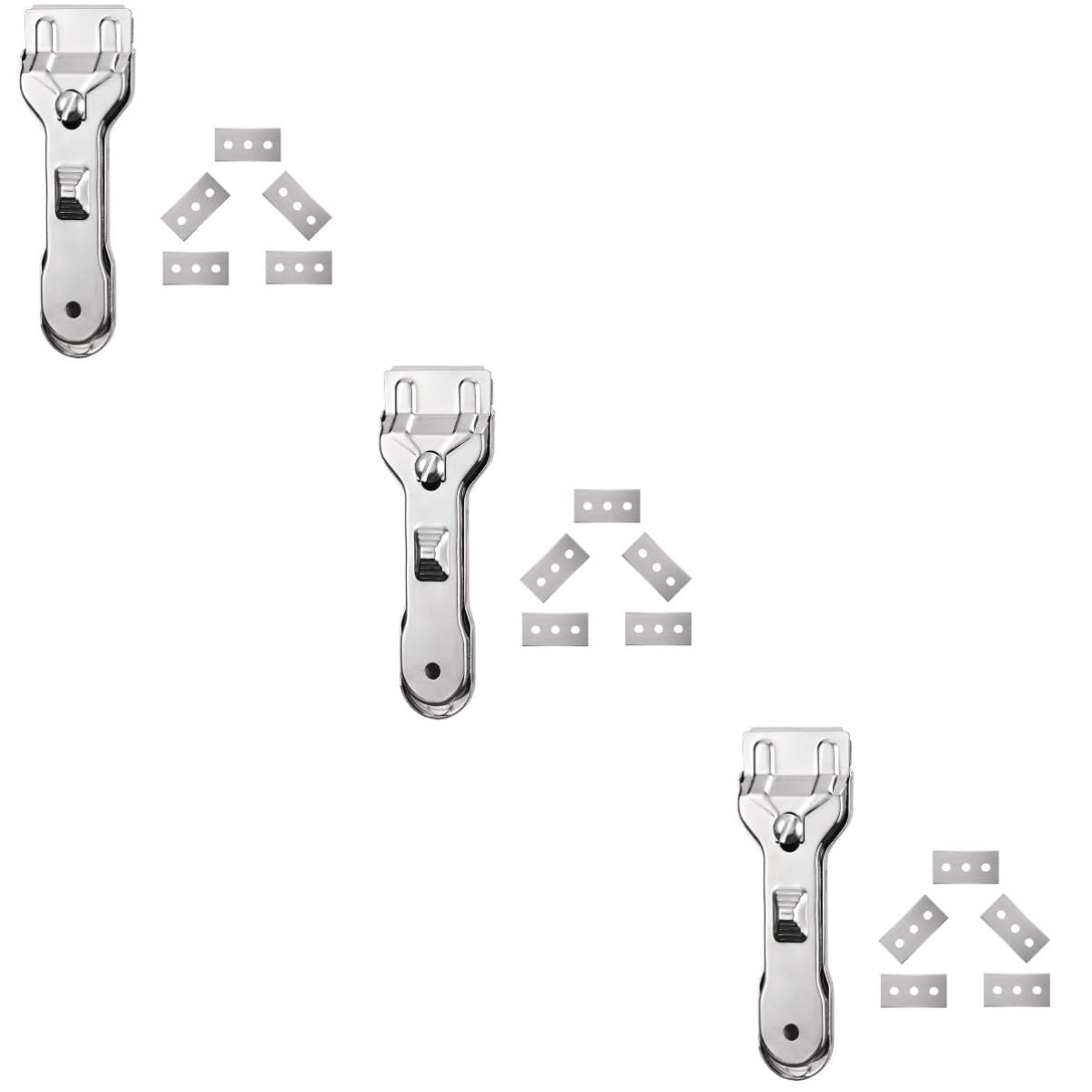 PRETYZOOM 3 Set raschietto per raschietto vernice raschietto vetroceramica attrezzo lame multiutensile detersivo pavimenti raschietto per la pulizia del raschietti per la pulizia