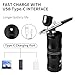 Airbrush Kit with Compressor Portable Airbrush Kit 48PSI High-Pressure Non-Clogging Air Brush Set Cordless Rechargeable with 0.3mm Nozzle and Cleaning Brush for Painting,Nail Art, Makeup (Black)