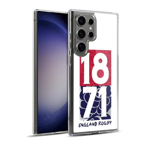 Carcasa Samsung Galaxy S23 Ultra Inglaterra Rugby gel suave antiarañazos de La Rosa
