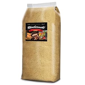 EVERSMOKE 15kg Premium Räuchermehl & Räucherchips aus Buche - Verschiedene Körnung - zum Heißräuchern und Kalträuchern, Smoken, Grillen, Räuchern & BBQ (Extra Fein - 0,5-1,5mm)
