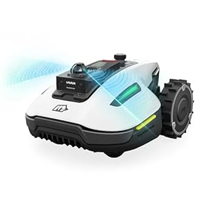 MAMMOTION YUKA mini 2 800 LiDAR Mähroboter ohne Begrenzungskabel für 800m², ohne RTK, 360°3D LiDAR+ KI-Vision, Große RWD für 45% Steigungen, Auto-Mapping, DropMow, 300+ Hinderniserkennung