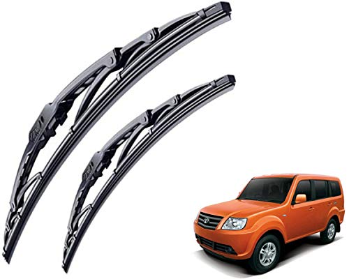 Image of WolkomHome High Performance OE Car Wiper Blade Replacement set of 2 Pc Right 20 inch Left 20 inch for Tata Sumo Grand
